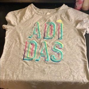 Adidas shirt 60% cotton used only one time